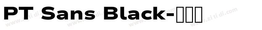 PT Sans Black字体转换 PT Sans Black字体转换
